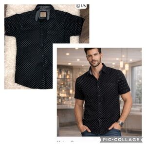 NWOT 💯 Cotton short sleeve button down shirt